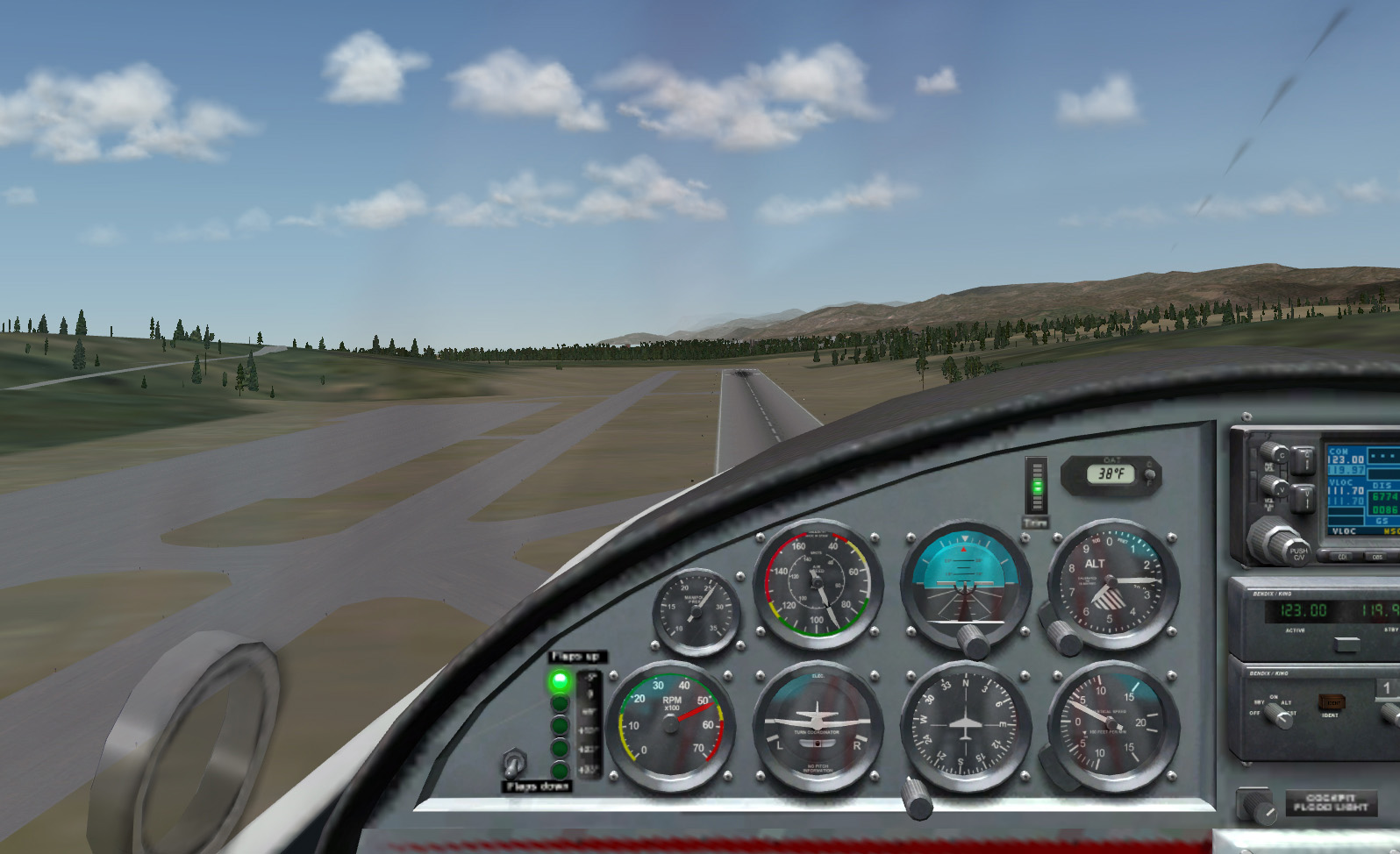 X-Plane - Seamax Aircraft, view front window